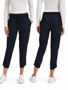 Lululemon Dance Studio Mid Rise Cropped Pants True Navy 12
